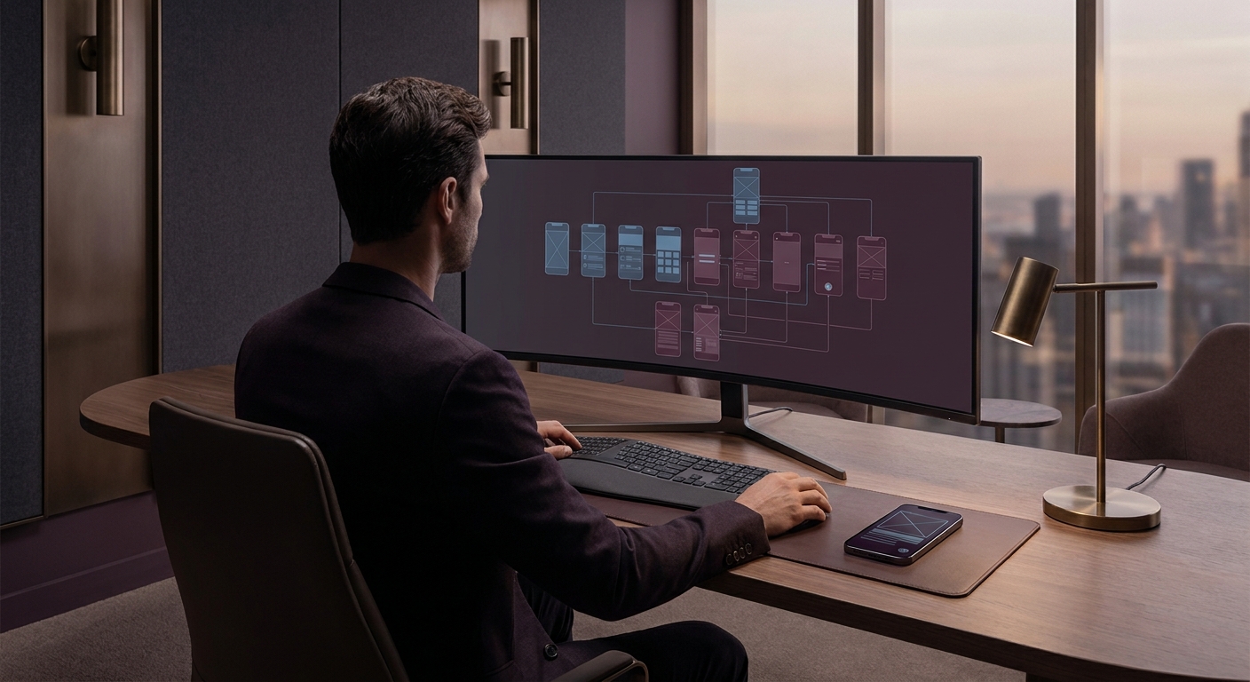 Software engineer designing an iOS application architecture